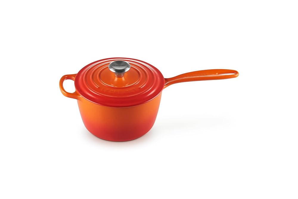 Amazon.com: Le Creuset Enameled Cast Iron Signature Saucepan